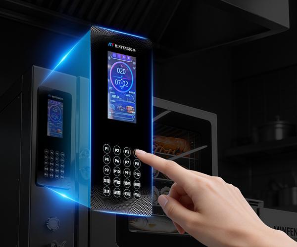 万能蒸烤箱-智能触控面板