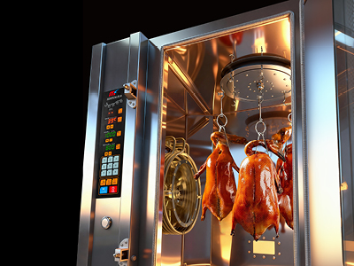 智能烧腊炉-内部结构